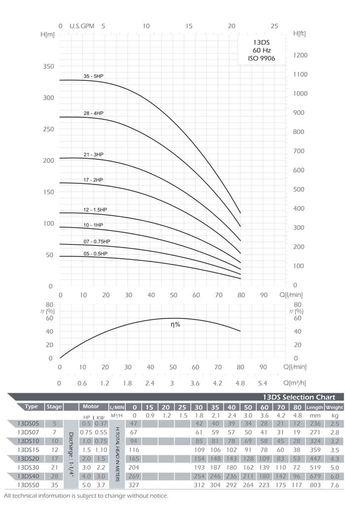 DS Series Submersible Pump