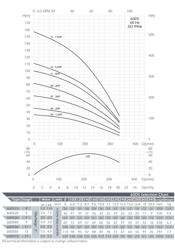 DS Series Submersible Pump